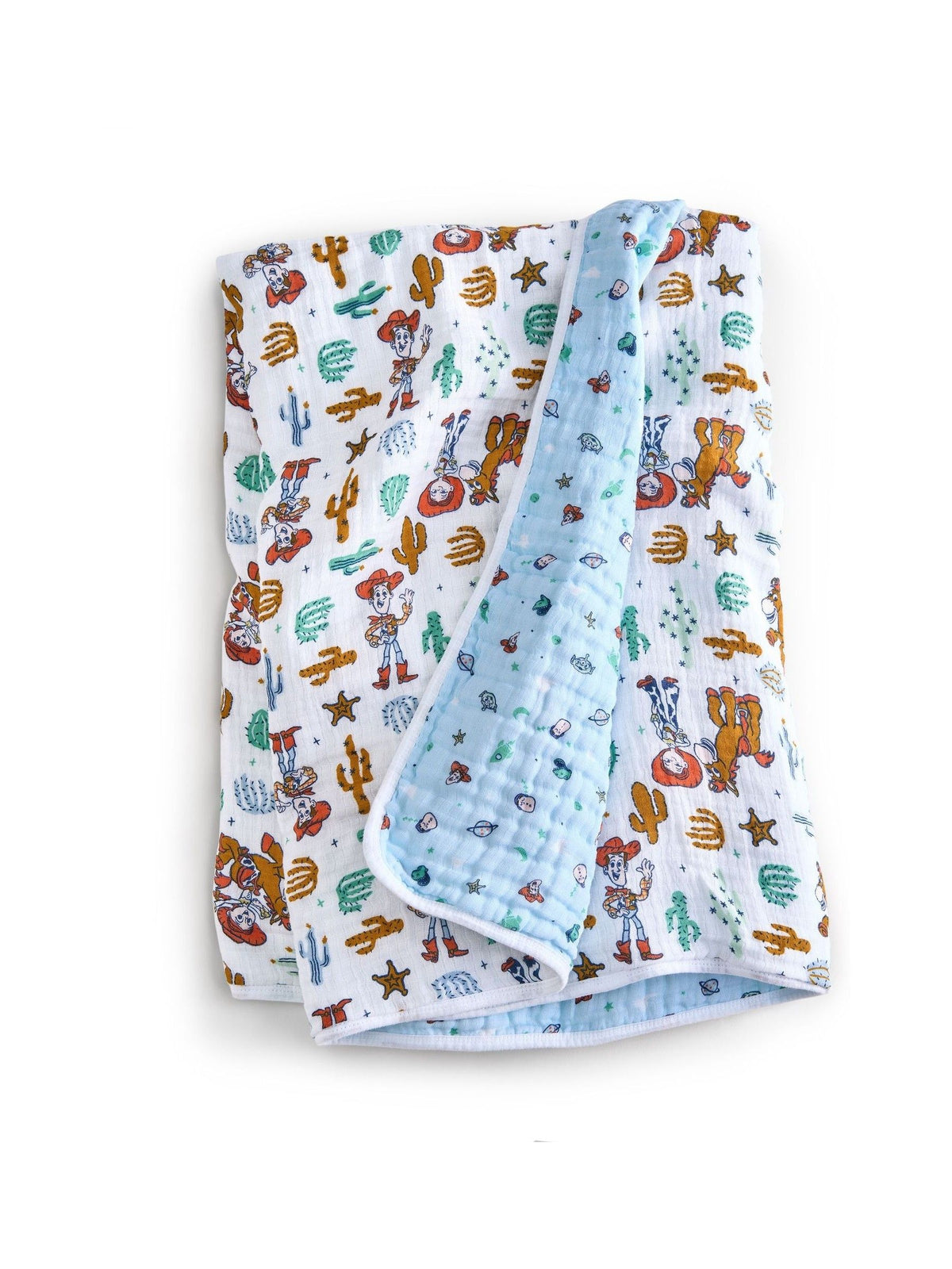 Aden + Anais White Cotton Muslin Blanket