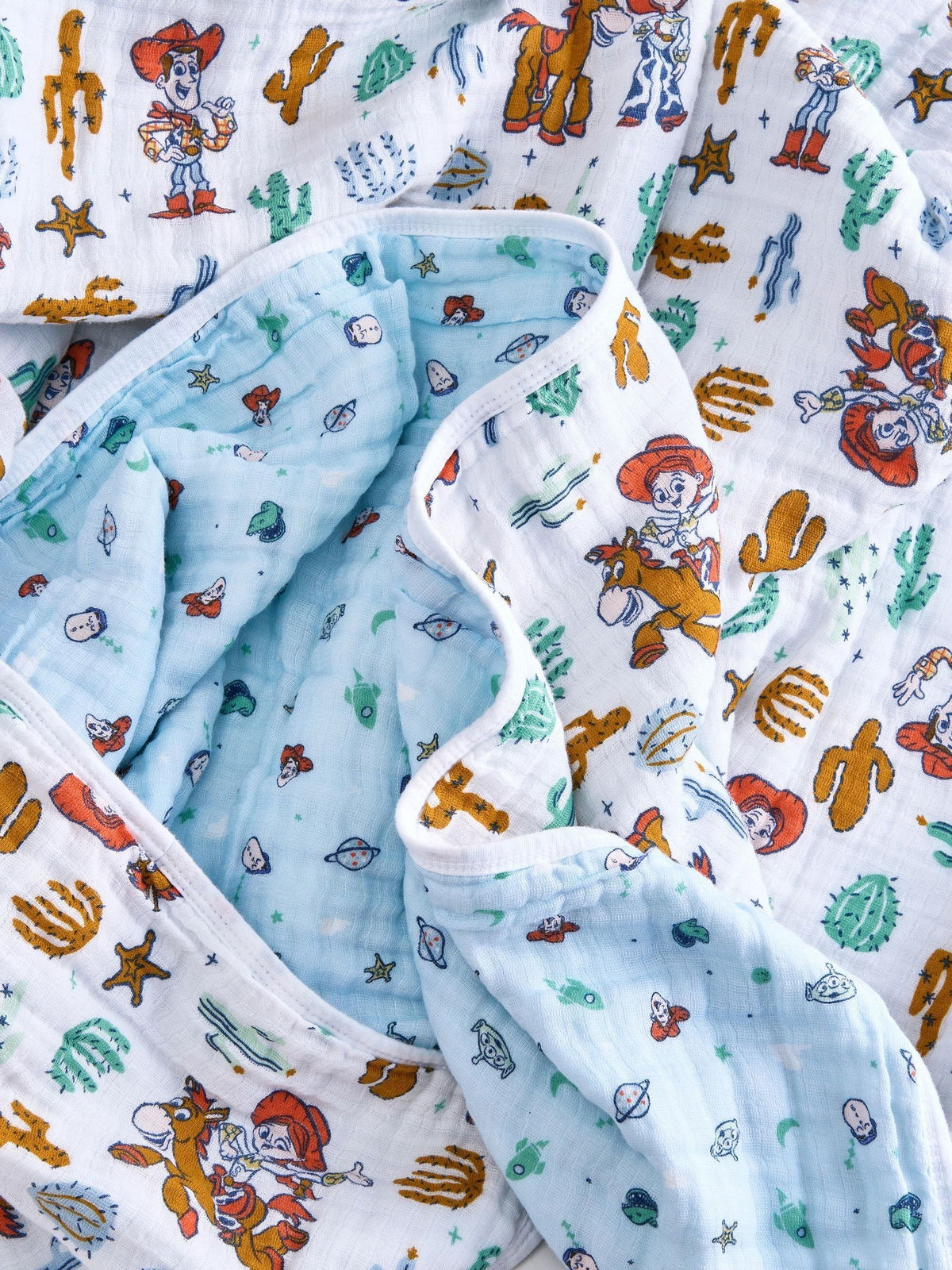 Aden + Anais White Cotton Muslin Blanket