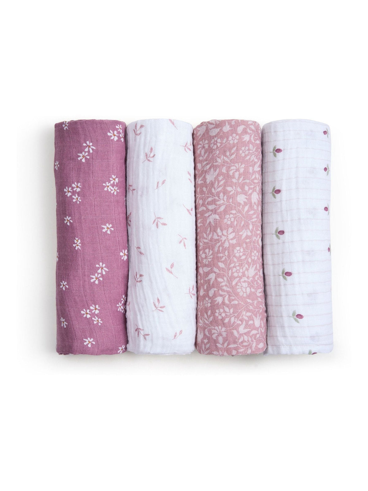 Aden + Anais White Muslin Blanket 4 Pack