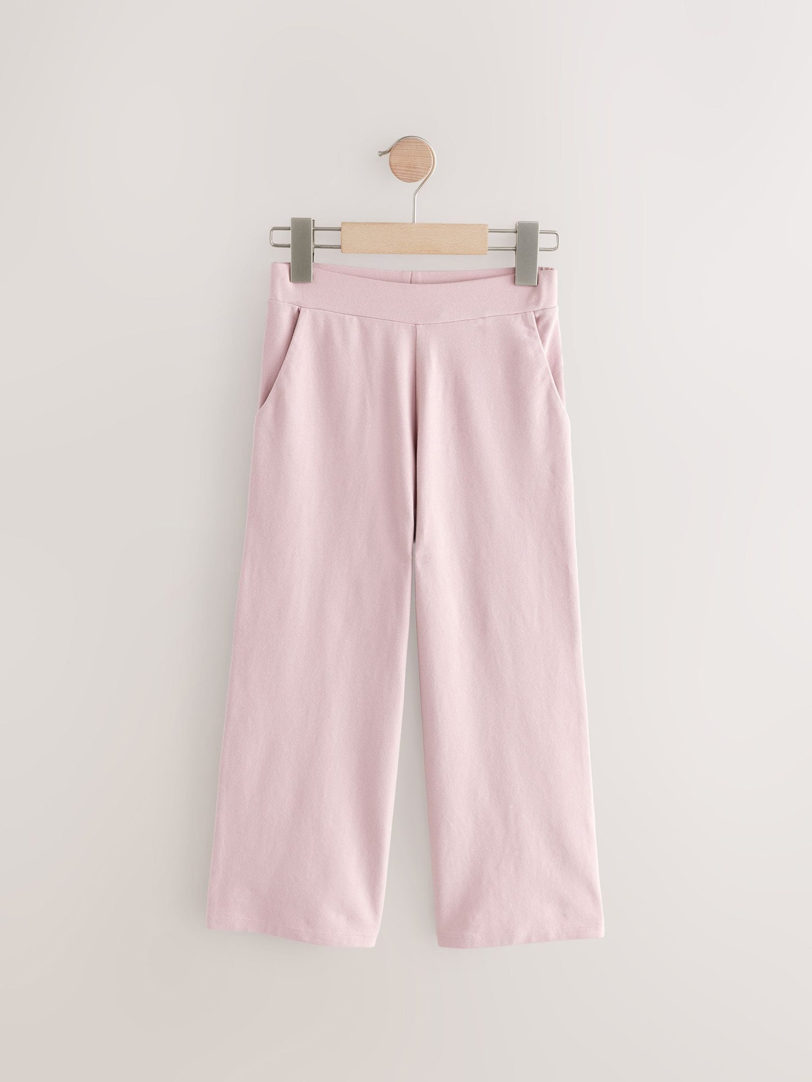 Pink 1 Pack Wide Leg Jersey Trousers (3-16yrs)