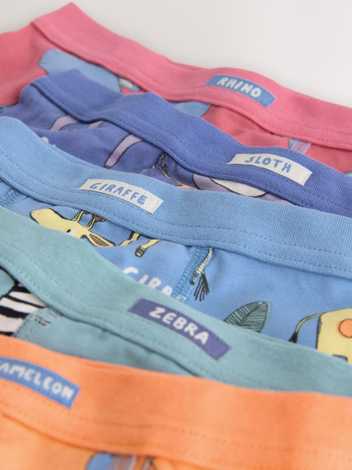 Safari Animals Soft Waistband Trunks 5 Pack (1.5-16yrs)