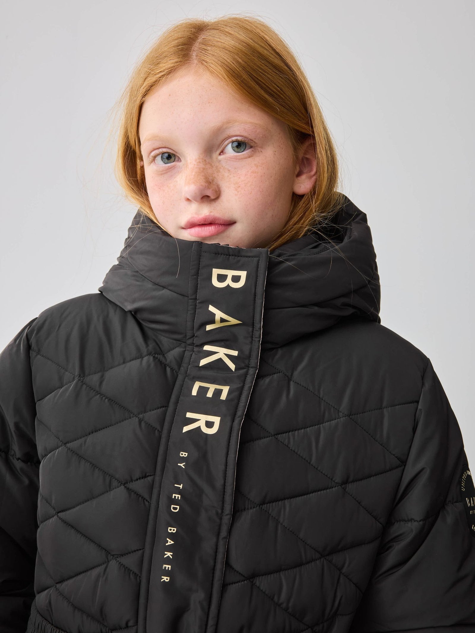 Baker by Ted Baker Shower Resistant Midweight Belted Padded Coat
