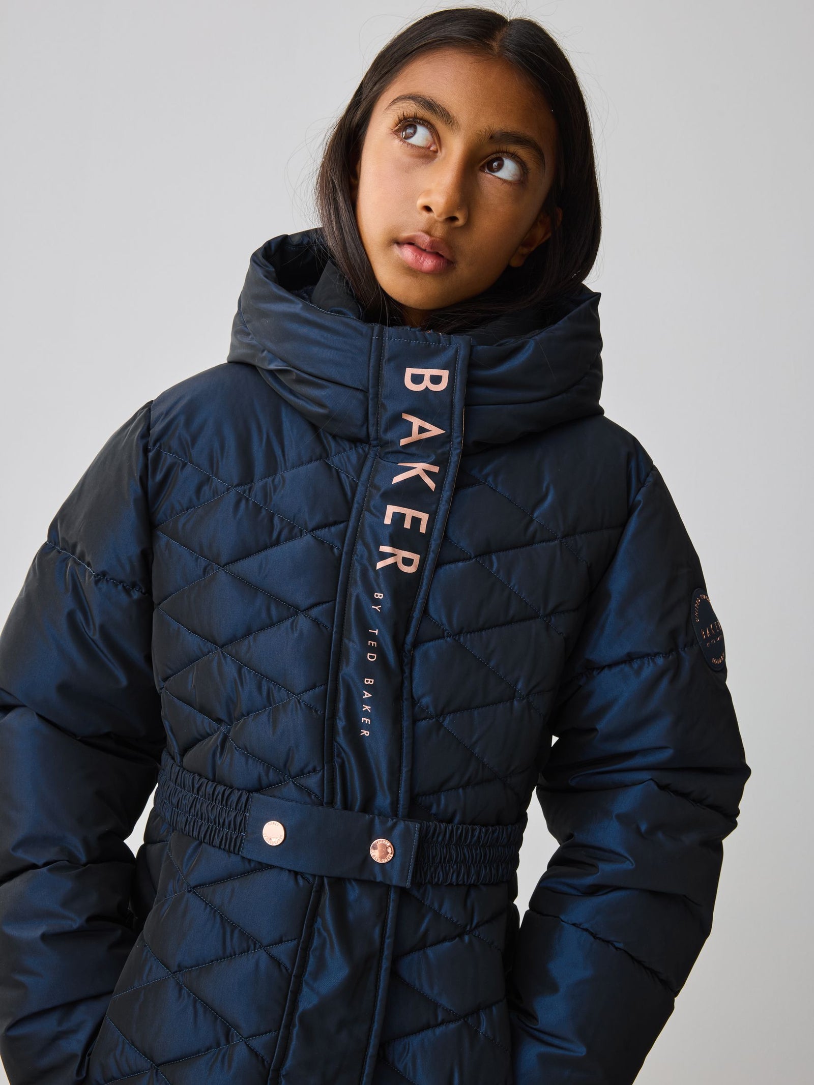 Baker by Ted Baker Shower Resistant Midweight Belted Padded Coat