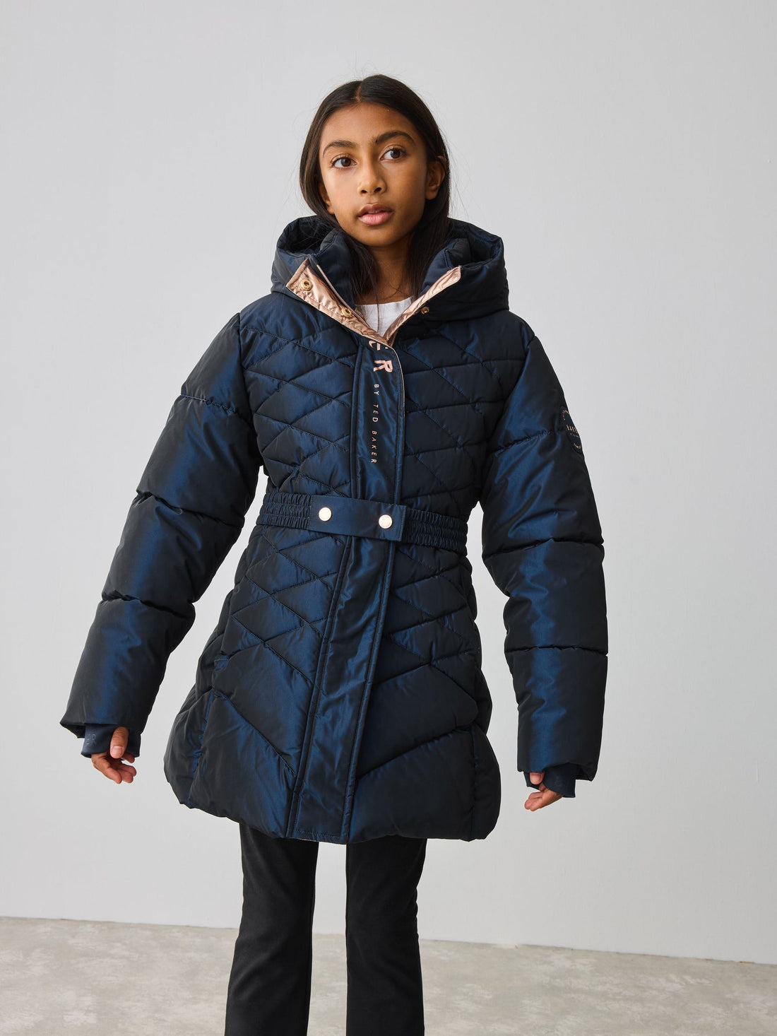 Baker by Ted Baker Shower Resistant Midweight Belted Padded Coat