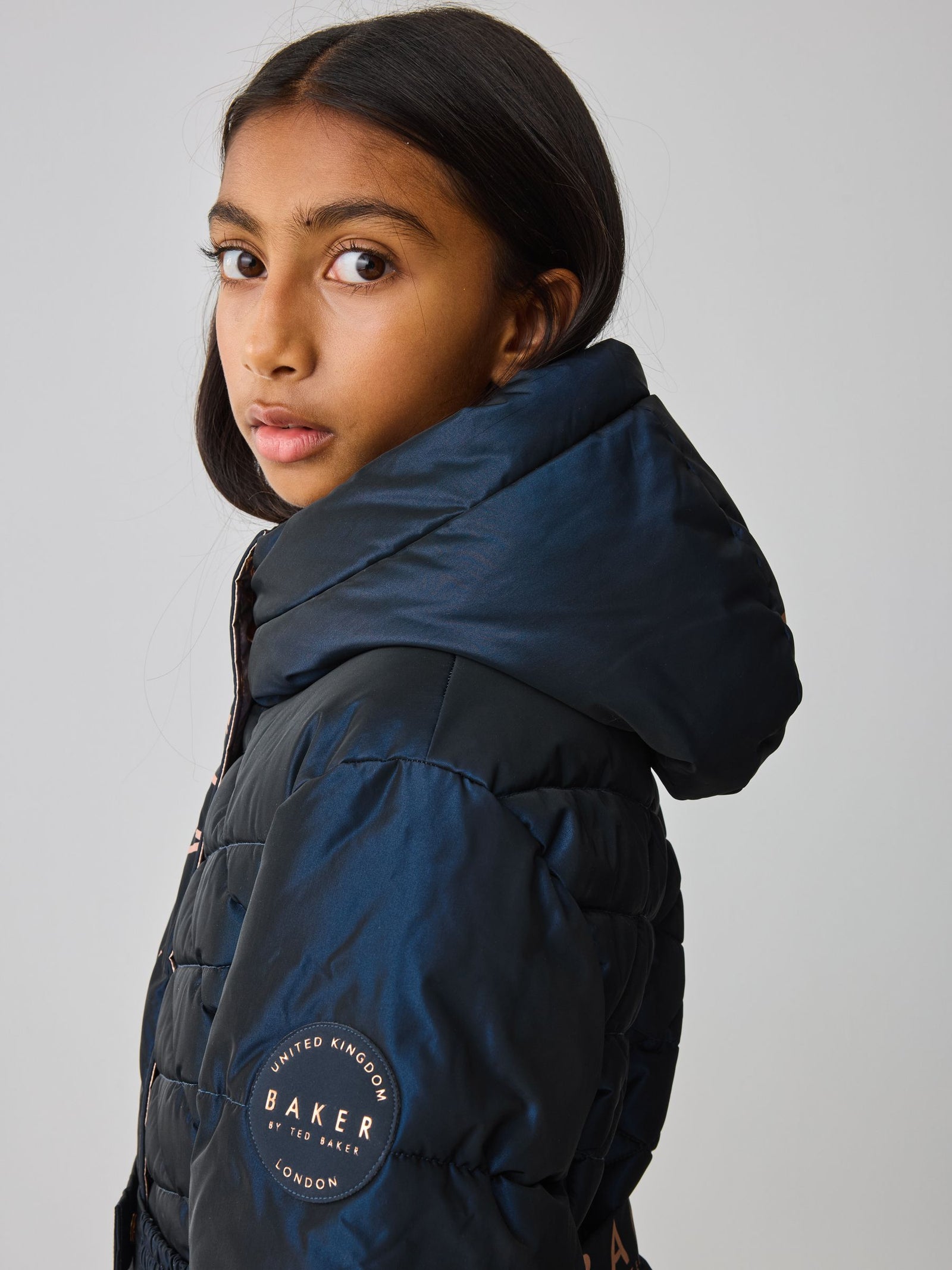 Baker by Ted Baker Shower Resistant Midweight Belted Padded Coat