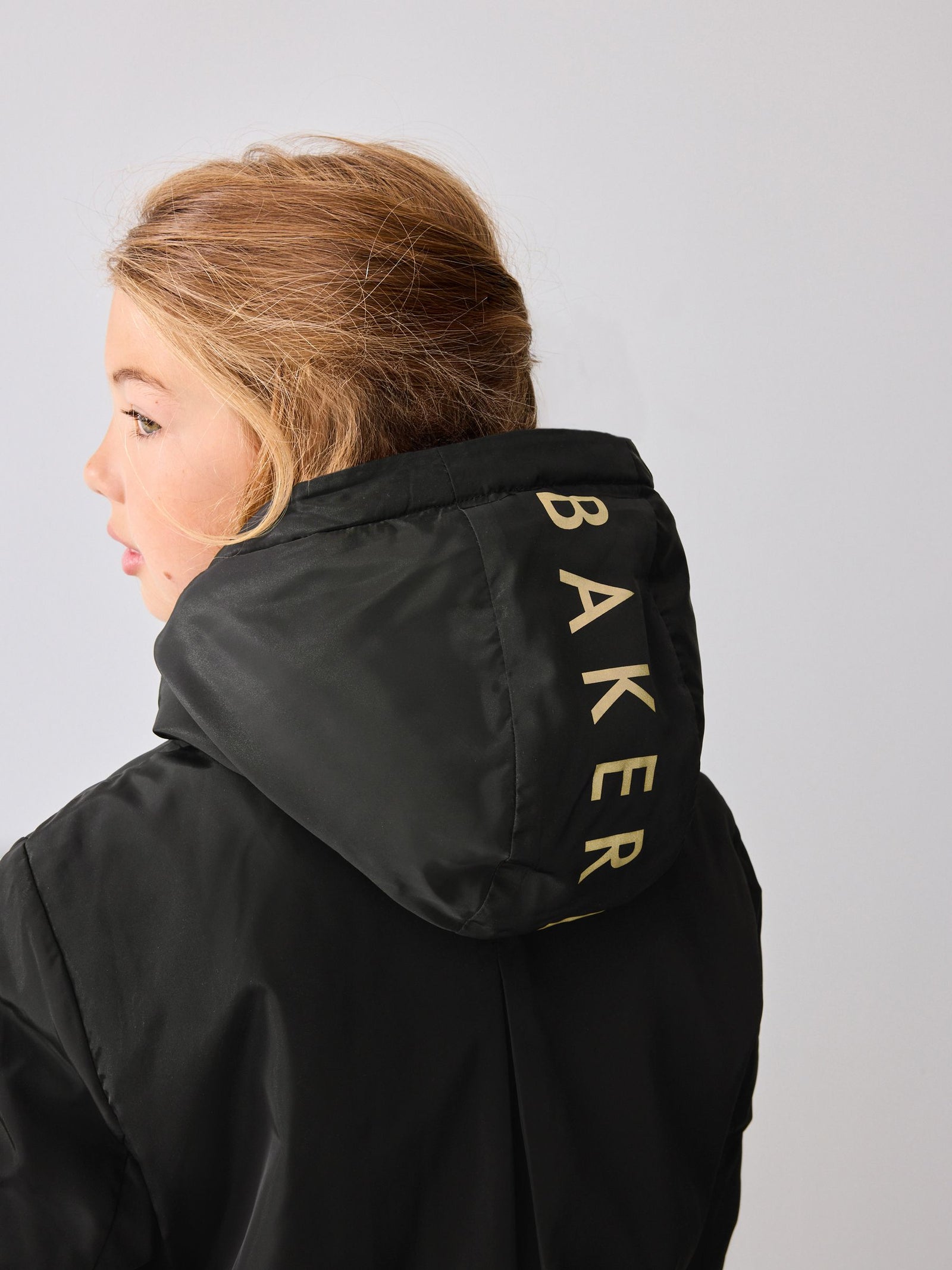 Baker by Ted Baker Shower Resistant Branded Hem Raincoat