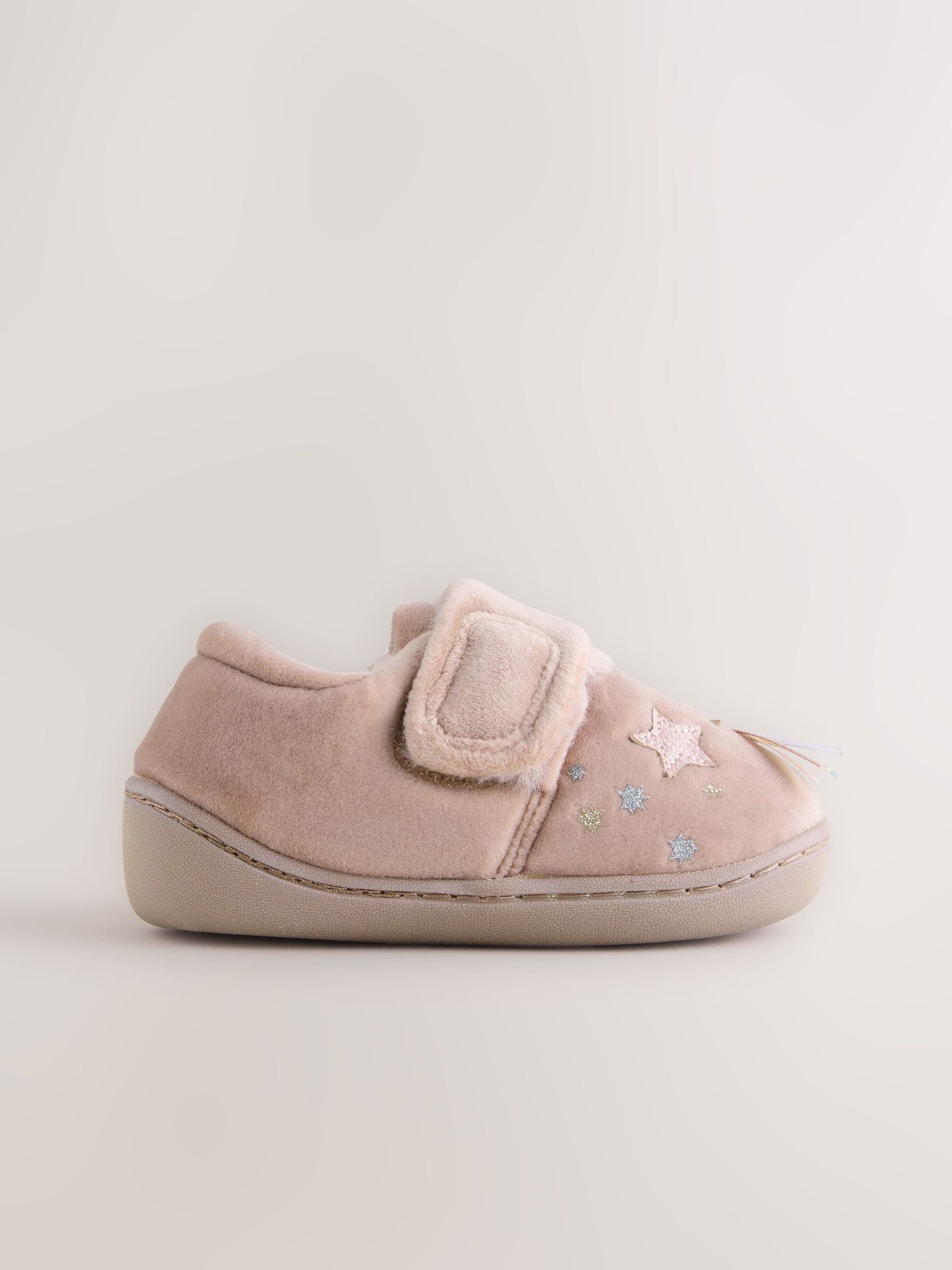 Pink Unicorn Cosy Lined Cupsole Slippers