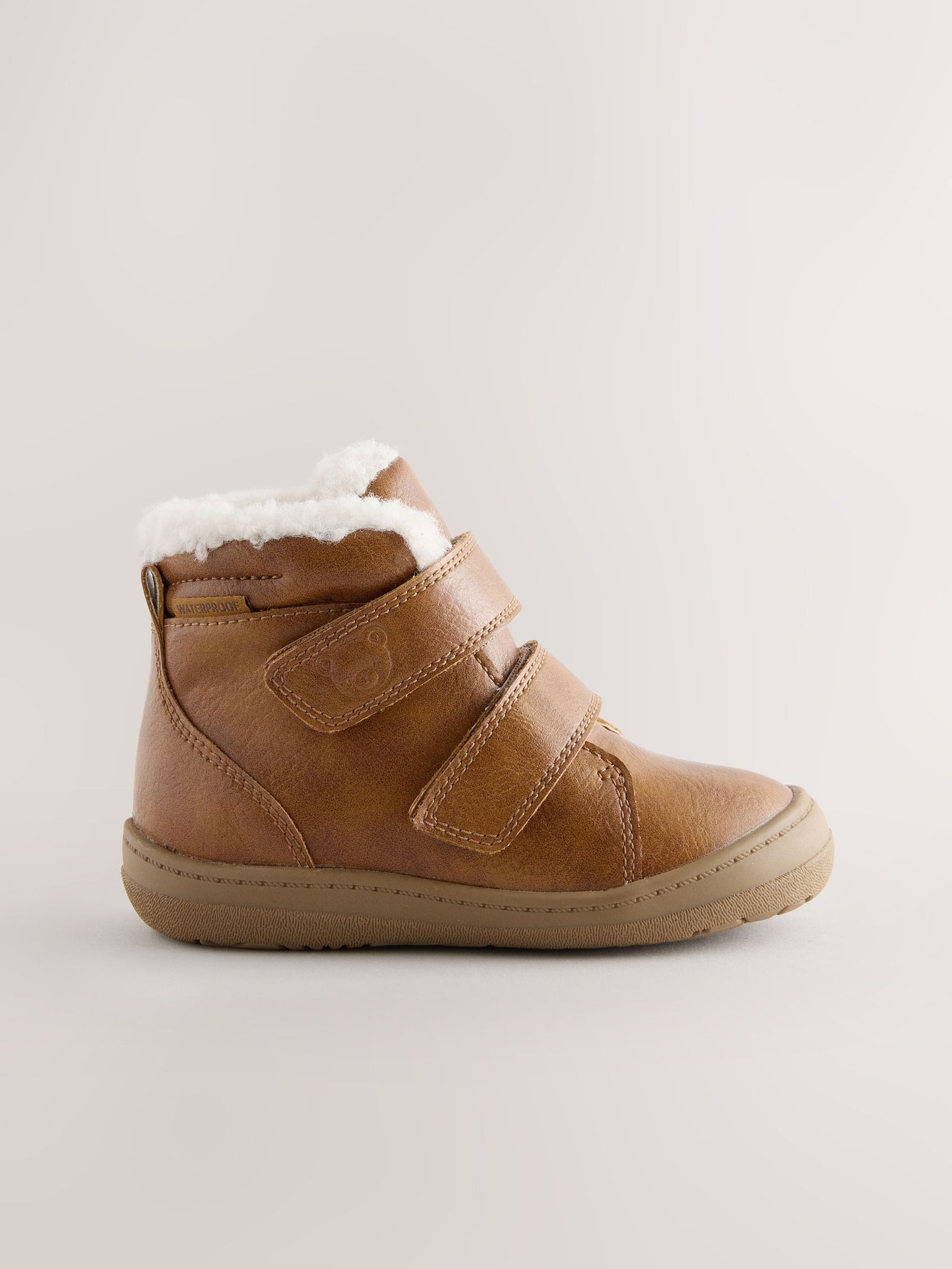 Tan Brown Waterproof Touch Fastening Boots