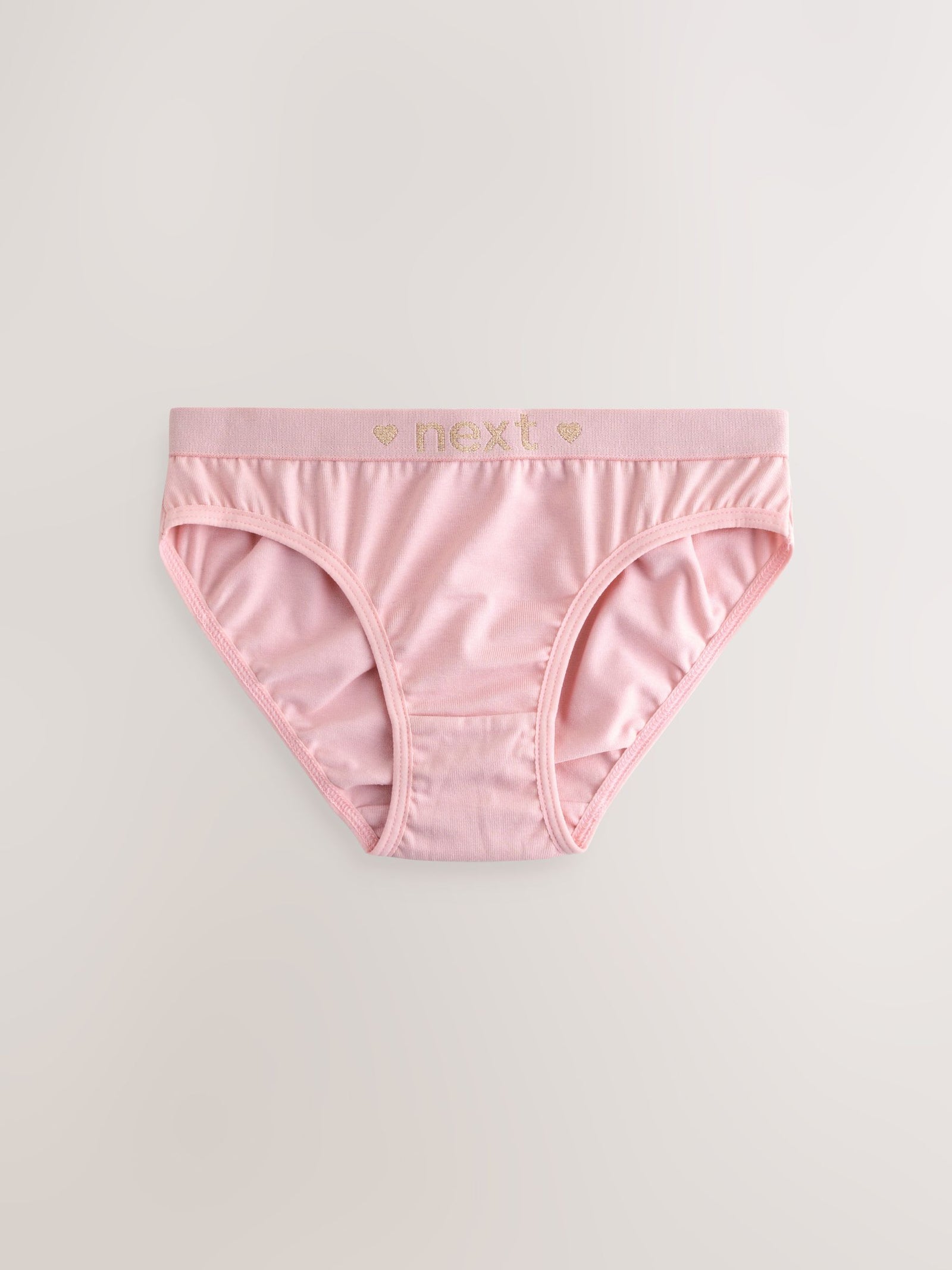 Pink/Grey Bikini Briefs 7 Pack (5-16yrs)