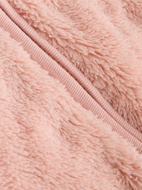Pink Fleece Baby Pramsuit (0mths-2yrs)