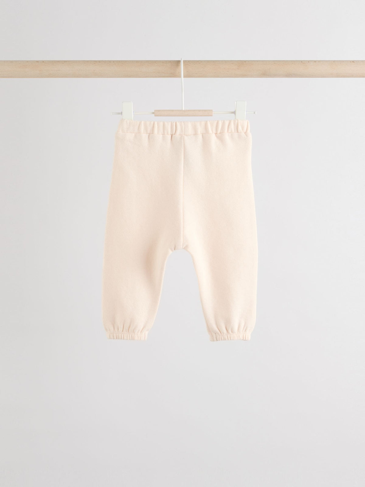 Cream/Pink Baby Sweatshirt & Joggers 6 Piece Set (0mths-2yrs)