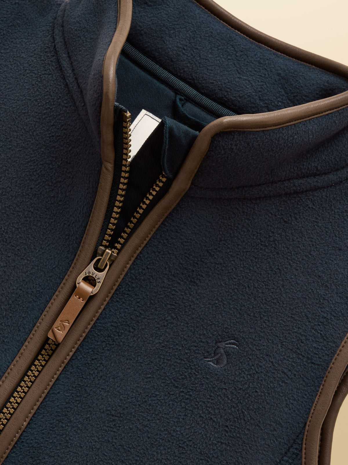 Joules Kids' Heritage Navy Blue Fleece Gilet