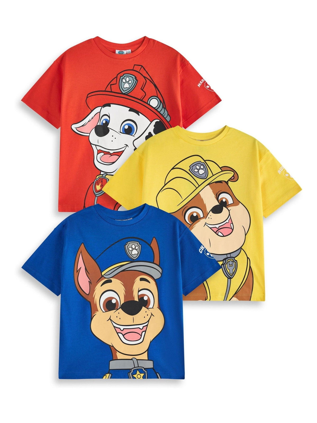 Vanilla Underground Red Paw Patrol T-Shirts 3 Pack
