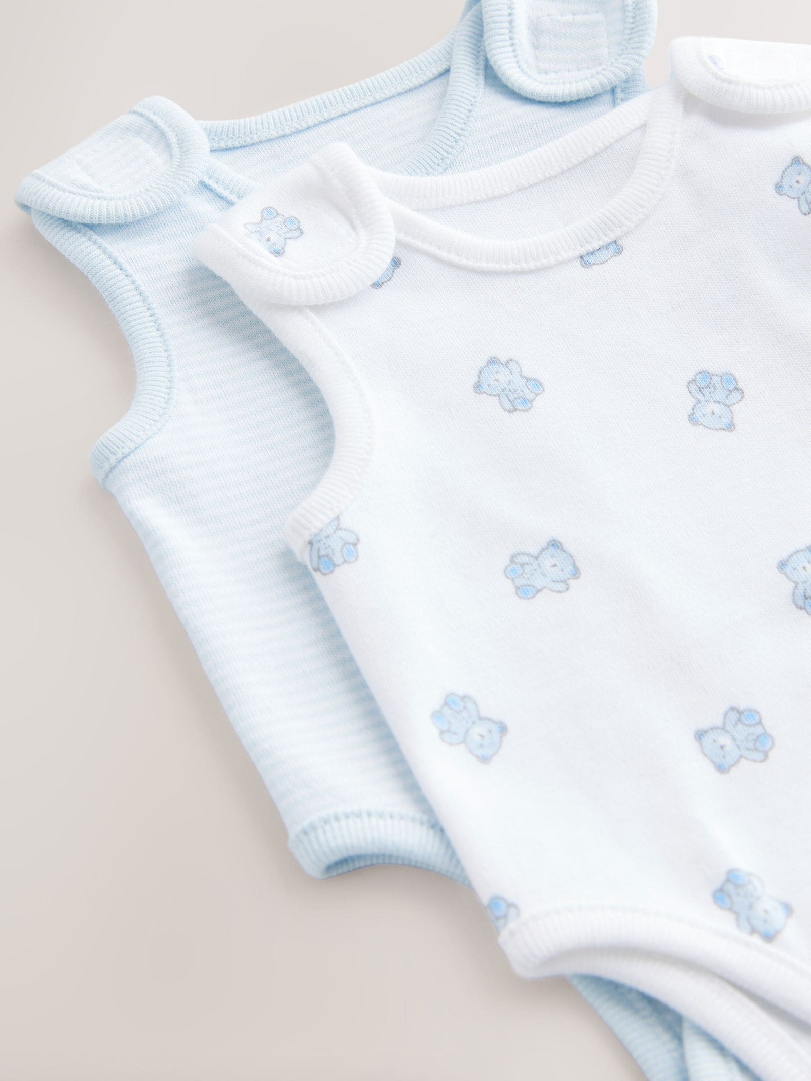 Blue Baby Premature Sleepsuit Set 6 Piece (0-0mths)