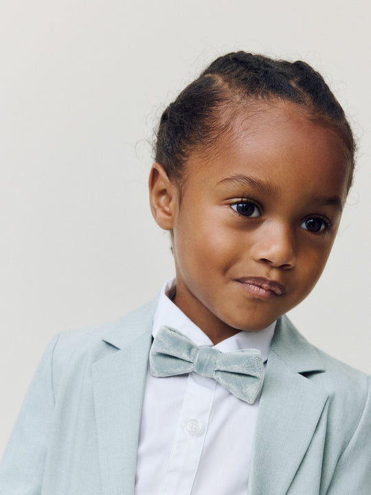 Blue Blazer Shirt Trousers and Bow Tie Set (3mths-9yrs)