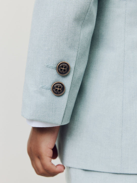 Blue Blazer Shirt Trousers and Bow Tie Set (3mths-9yrs)