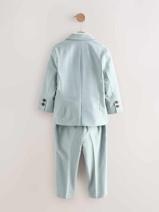 Blue Blazer Shirt Trousers and Bow Tie Set (3mths-9yrs)