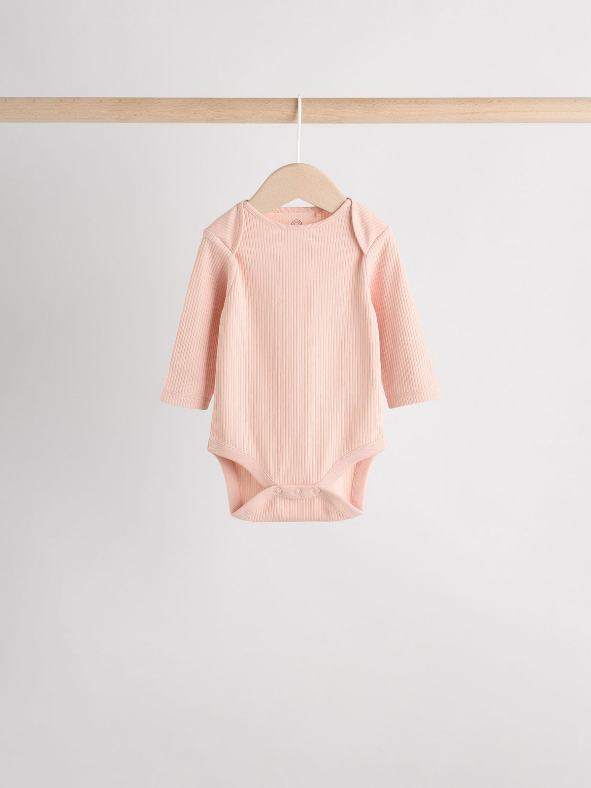 Pink 5 Pack Long Sleeve Baby Bodysuits