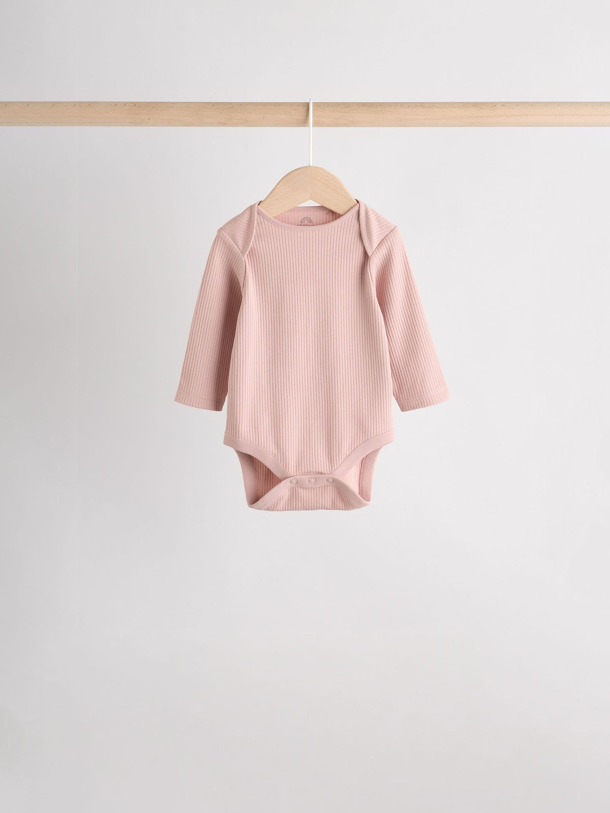 Pink 5 Pack Long Sleeve Baby Bodysuits