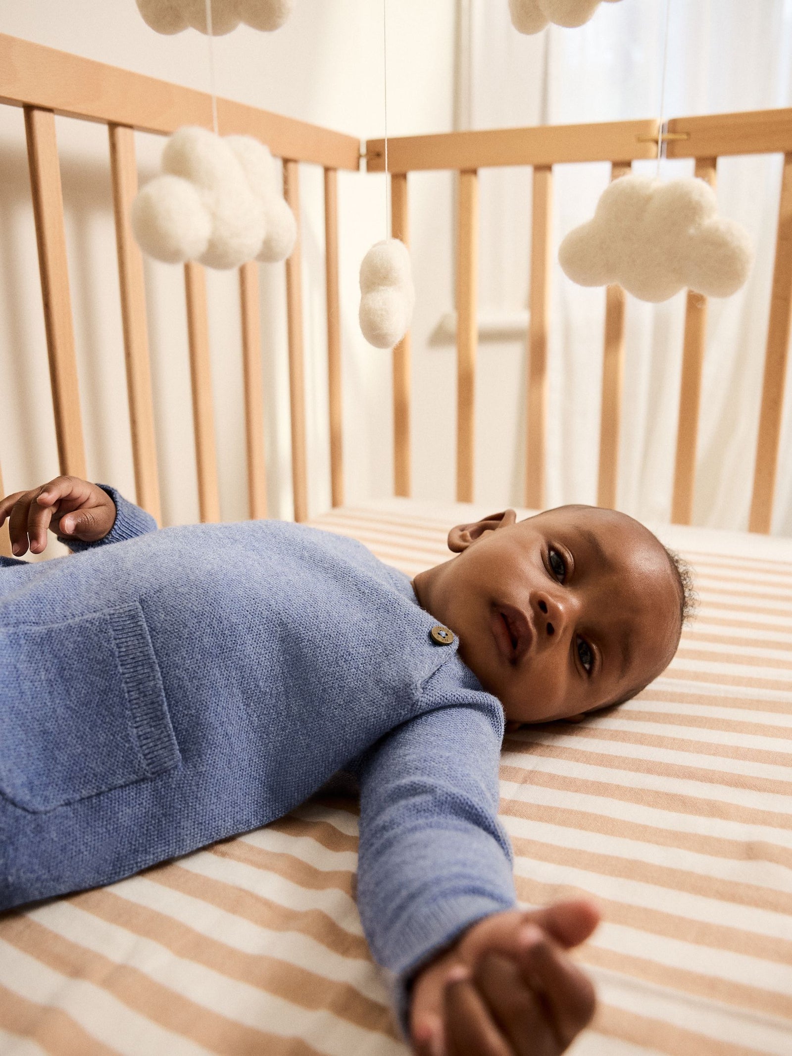 Blue Baby Knitted Jumper and Leggings Set (0mths-2yrs)