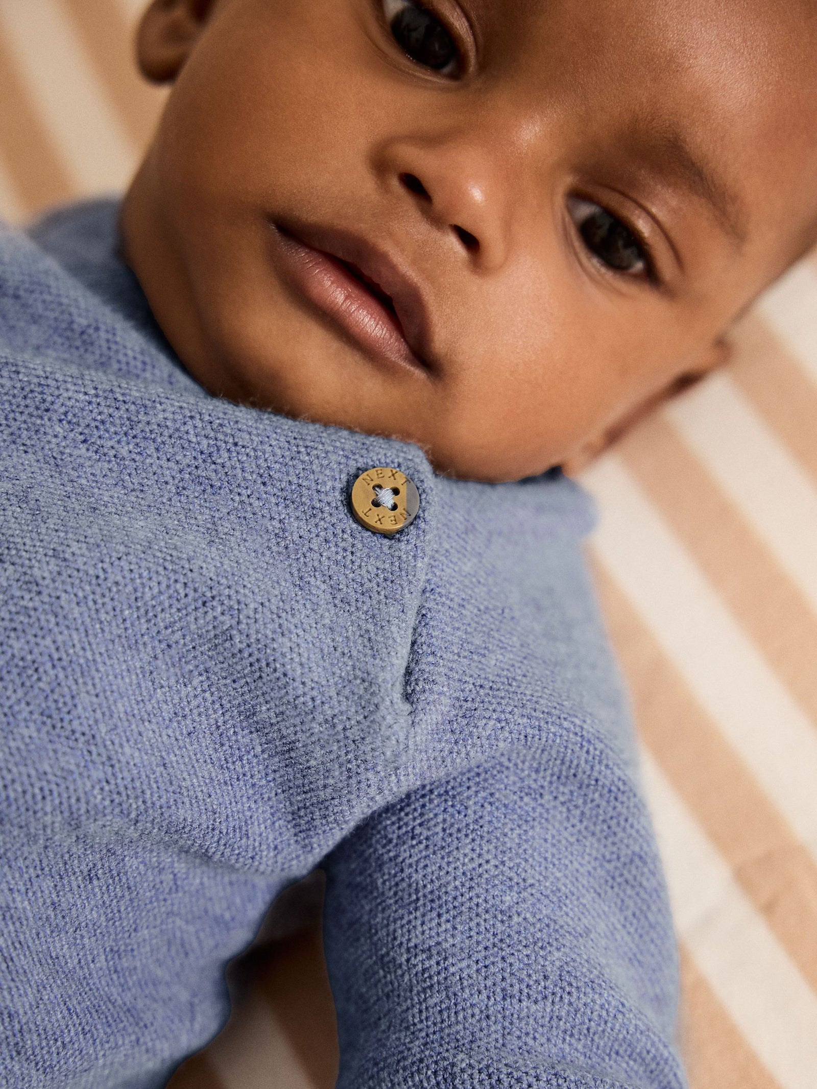 Blue Baby Knitted Jumper and Leggings Set (0mths-2yrs)