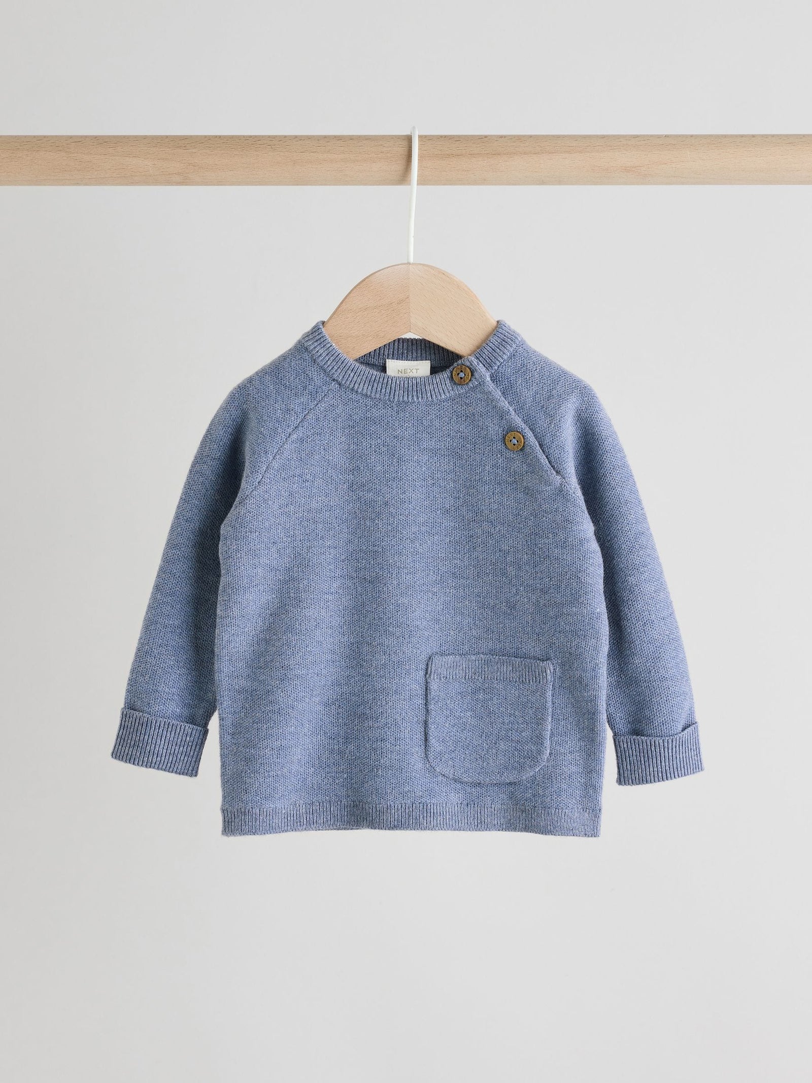 Blue Baby Knitted Jumper and Leggings Set (0mths-2yrs)