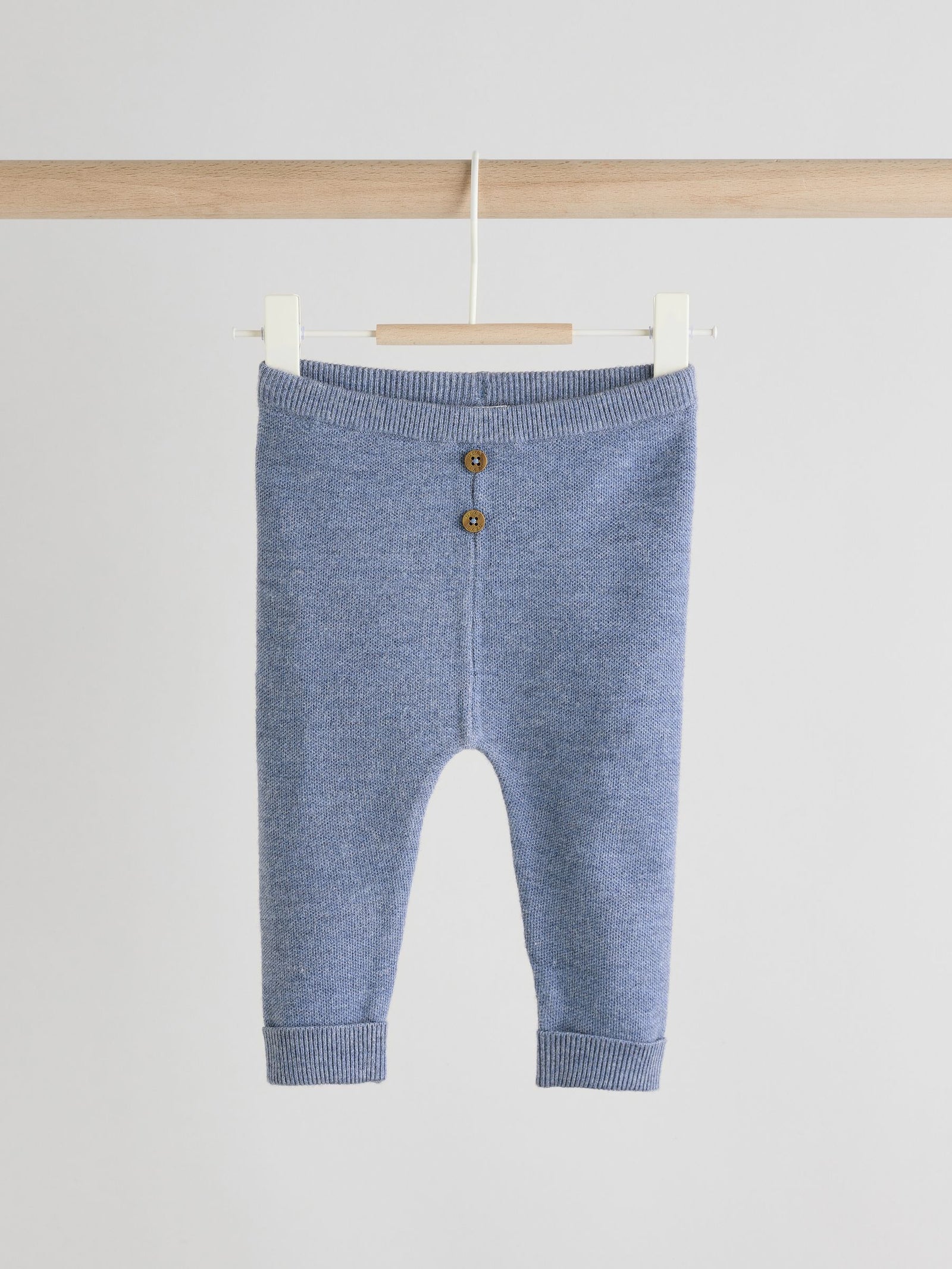 Blue Baby Knitted Jumper and Leggings Set (0mths-2yrs)