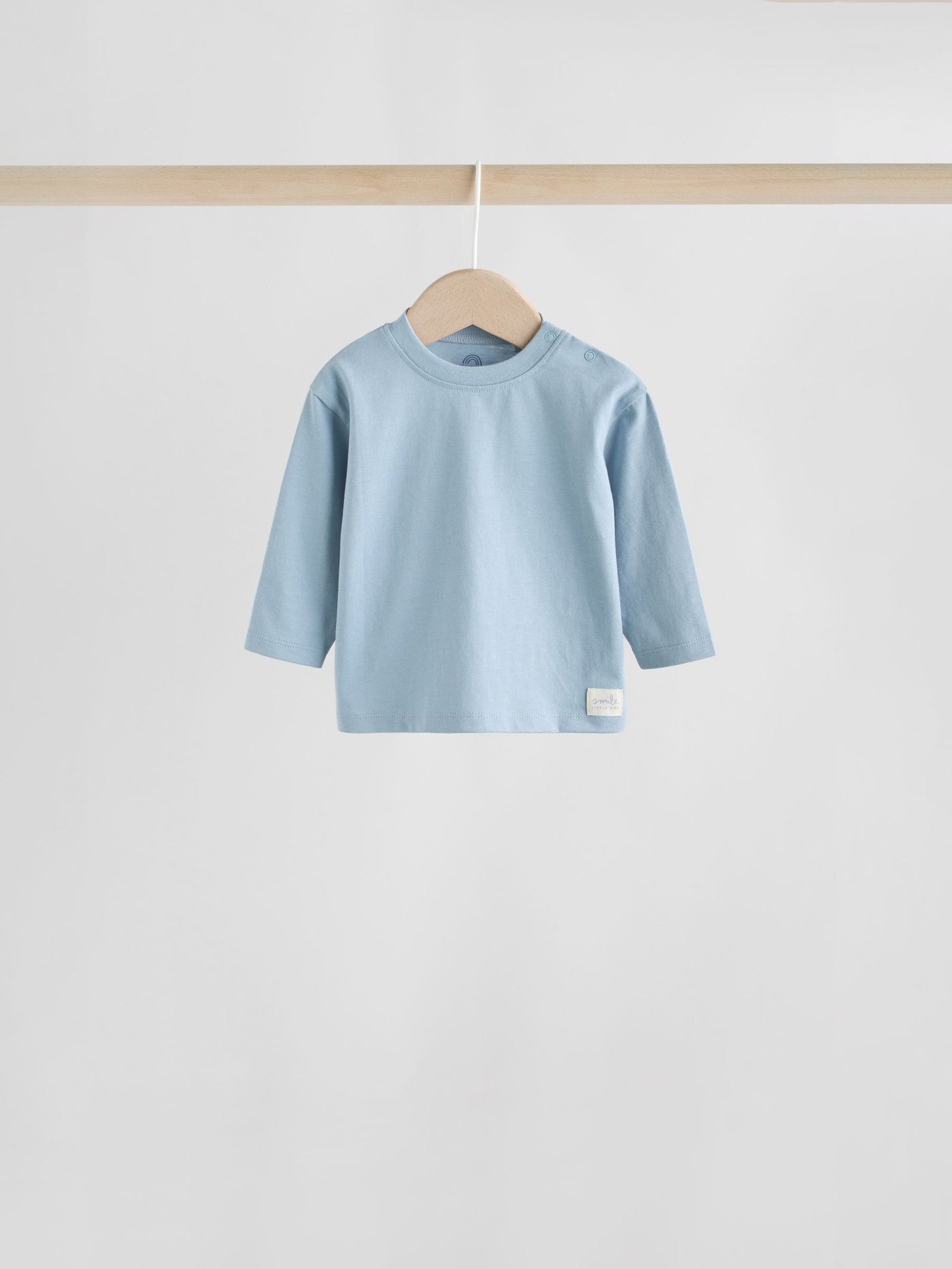 Blue Baby Long Sleeve T-Shirts 4 Pack (0mths-2yrs)