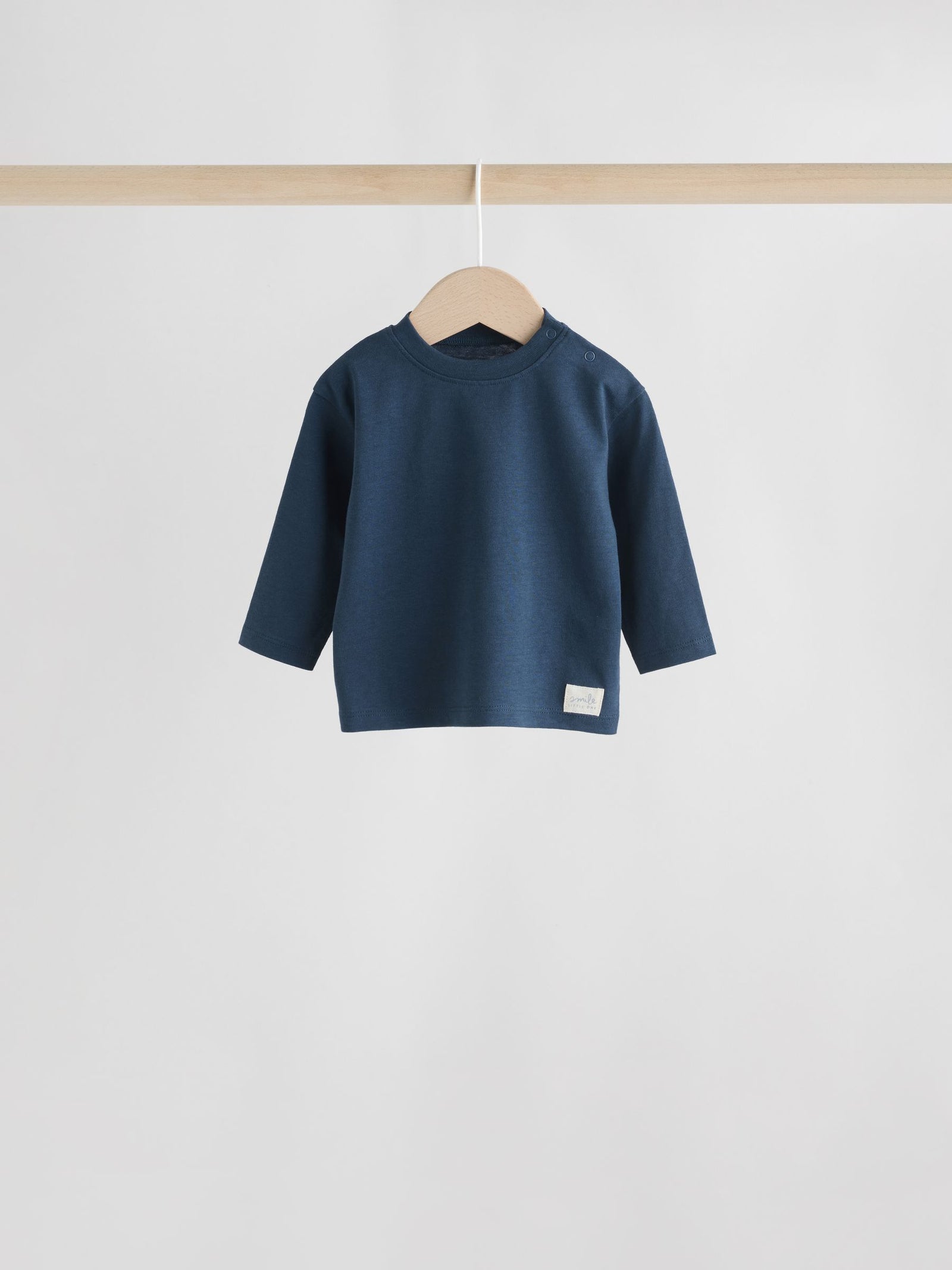 Blue Baby Long Sleeve T-Shirts 4 Pack (0mths-2yrs)