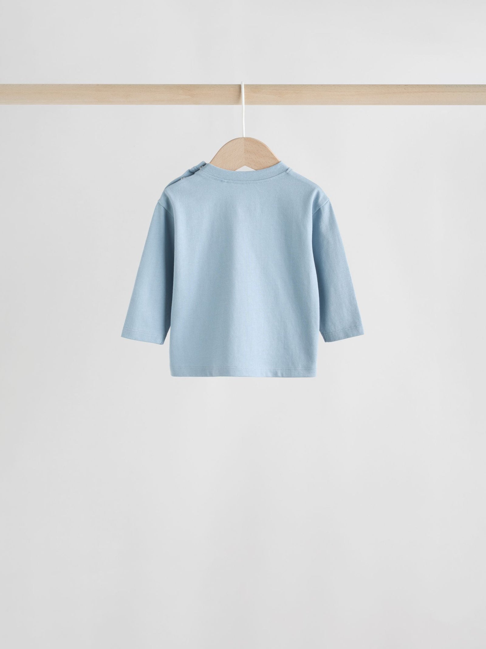 Blue Baby Long Sleeve T-Shirts 4 Pack (0mths-2yrs)