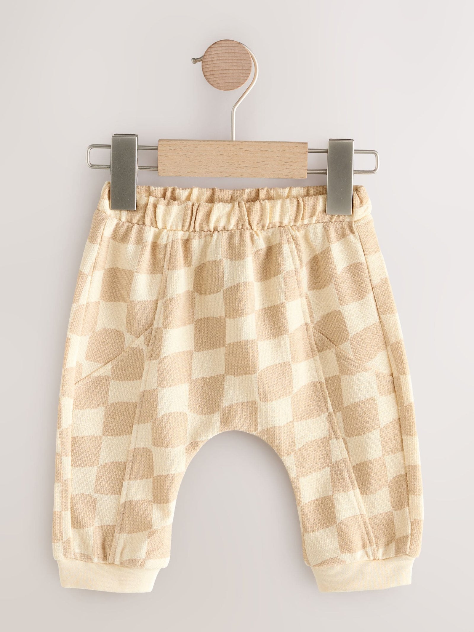 Mono Checkerboard Joggers Baby 3 Pack (0mths-2yrs)