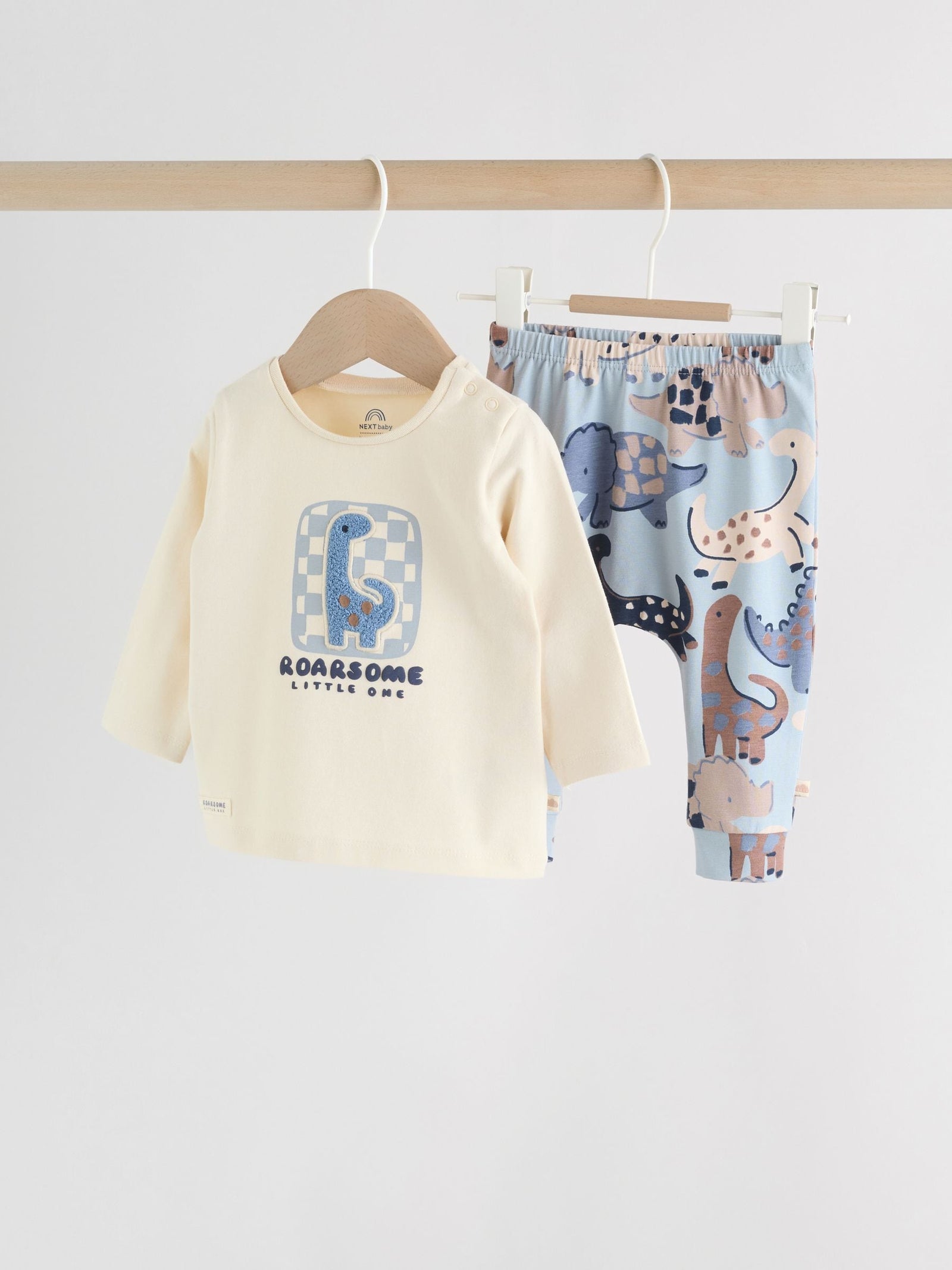 Blue Dinosaur Baby Top and Leggings Set 2 Piece (0mths-3yrs)