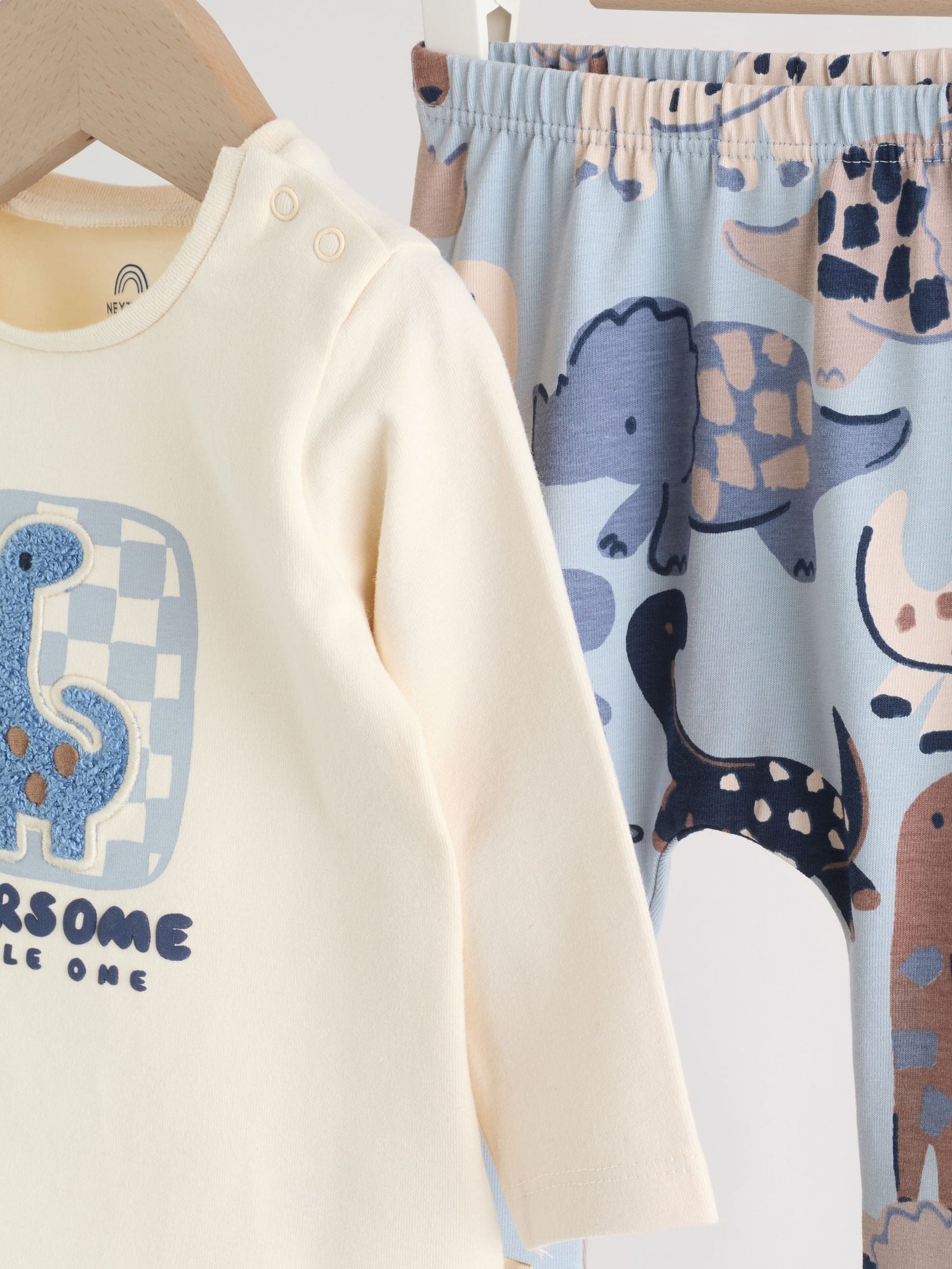 Blue Dinosaur Baby Top and Leggings Set 2 Piece (0mths-3yrs)