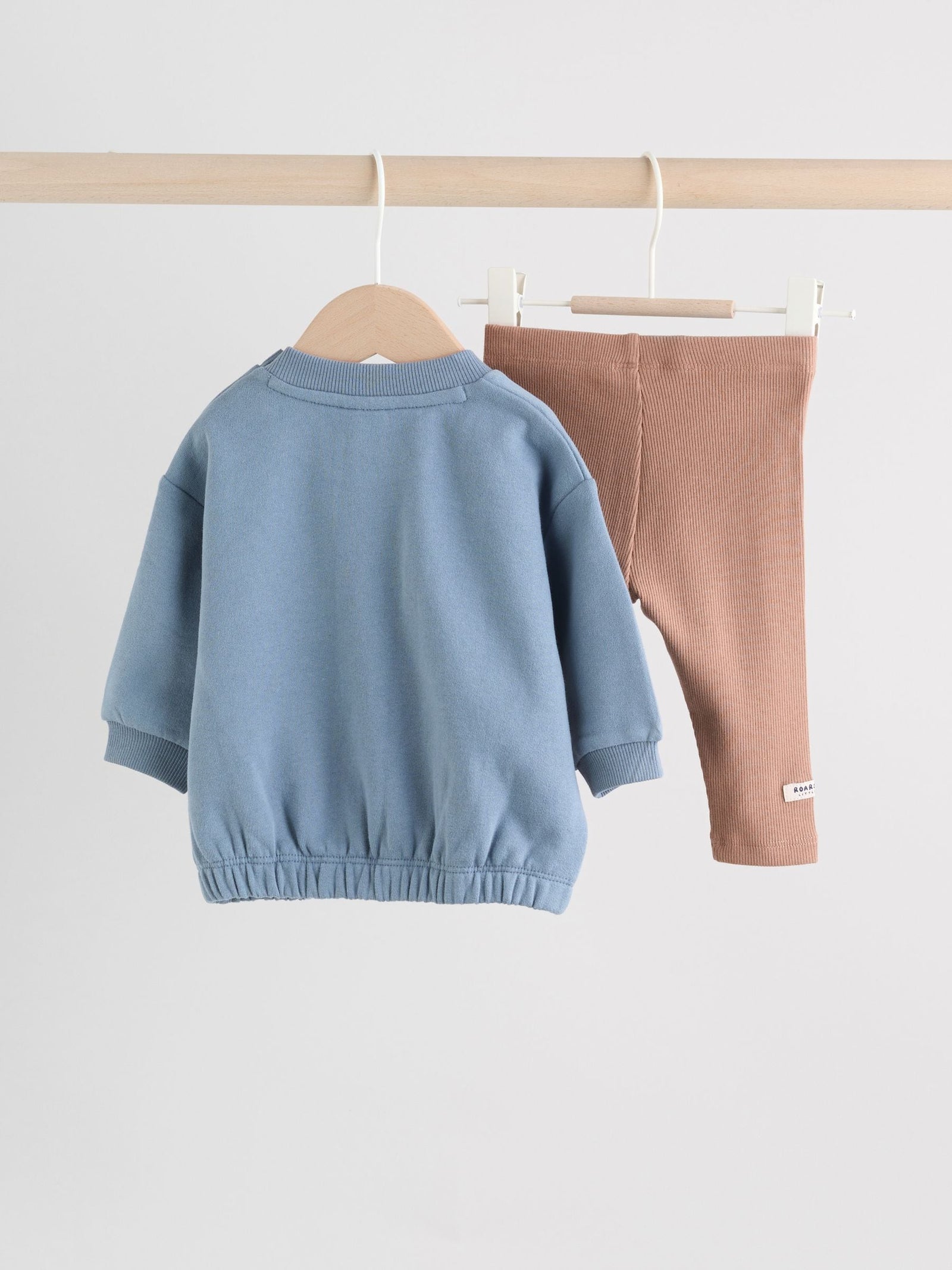 Blue Dino Baby Sweatshirt and Leggings Set (0mths-3yrs)