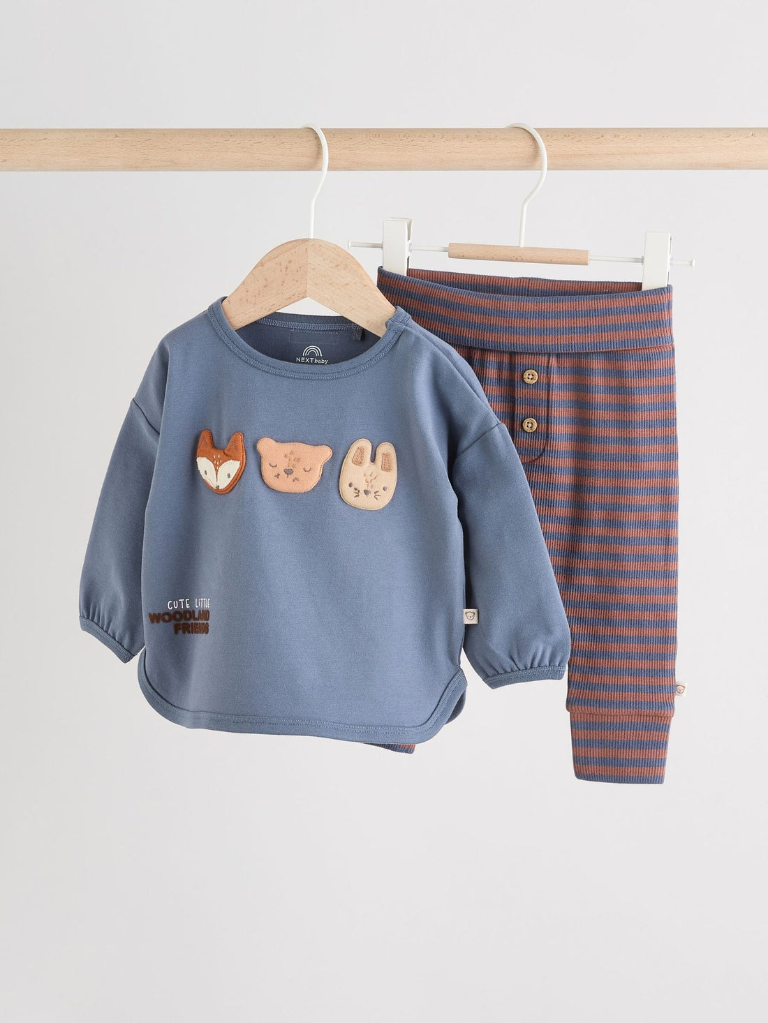 Blue Woodland Baby Top and Leggings Set 2 Piece (0mths-3yrs)