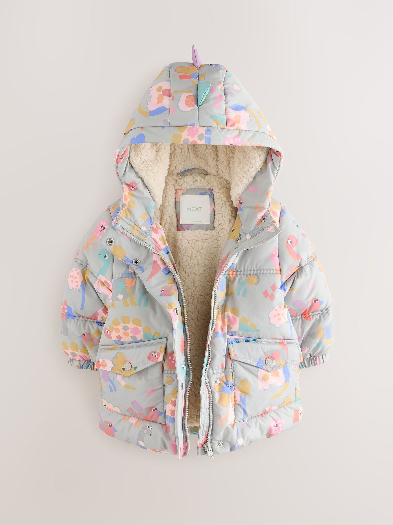 Multi Shower Resistant Printed Padded Coat (3mths-7yrs)