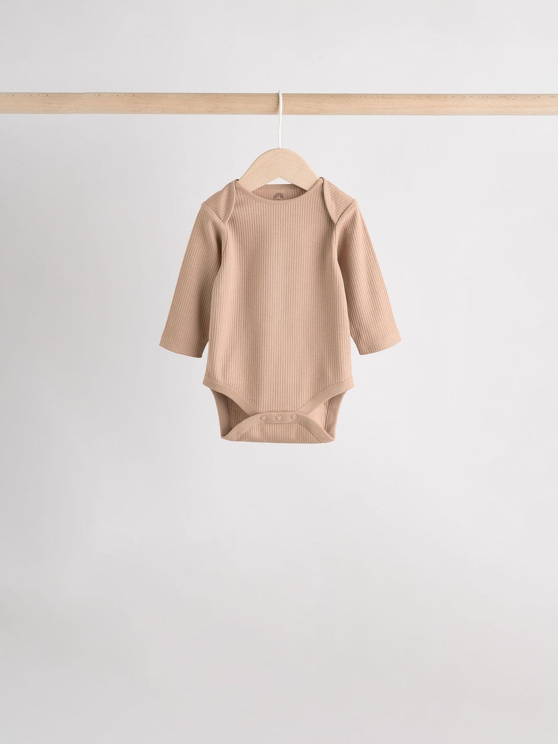 Cream Baby Long Sleeve Bodysuits 5 Pack