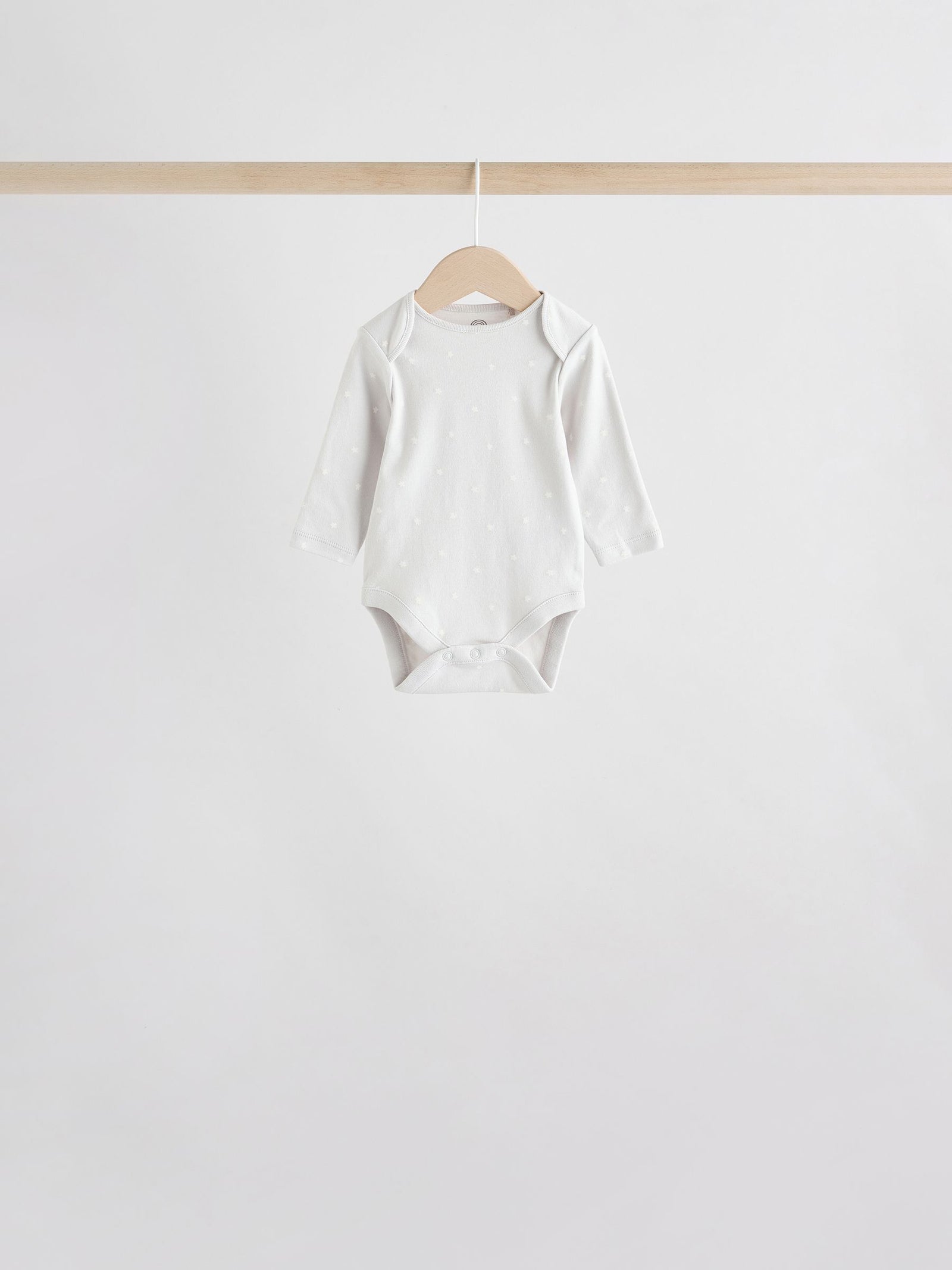 Neutral 100% Cotton Long Sleeve Baby Bodysuits 5 Pack