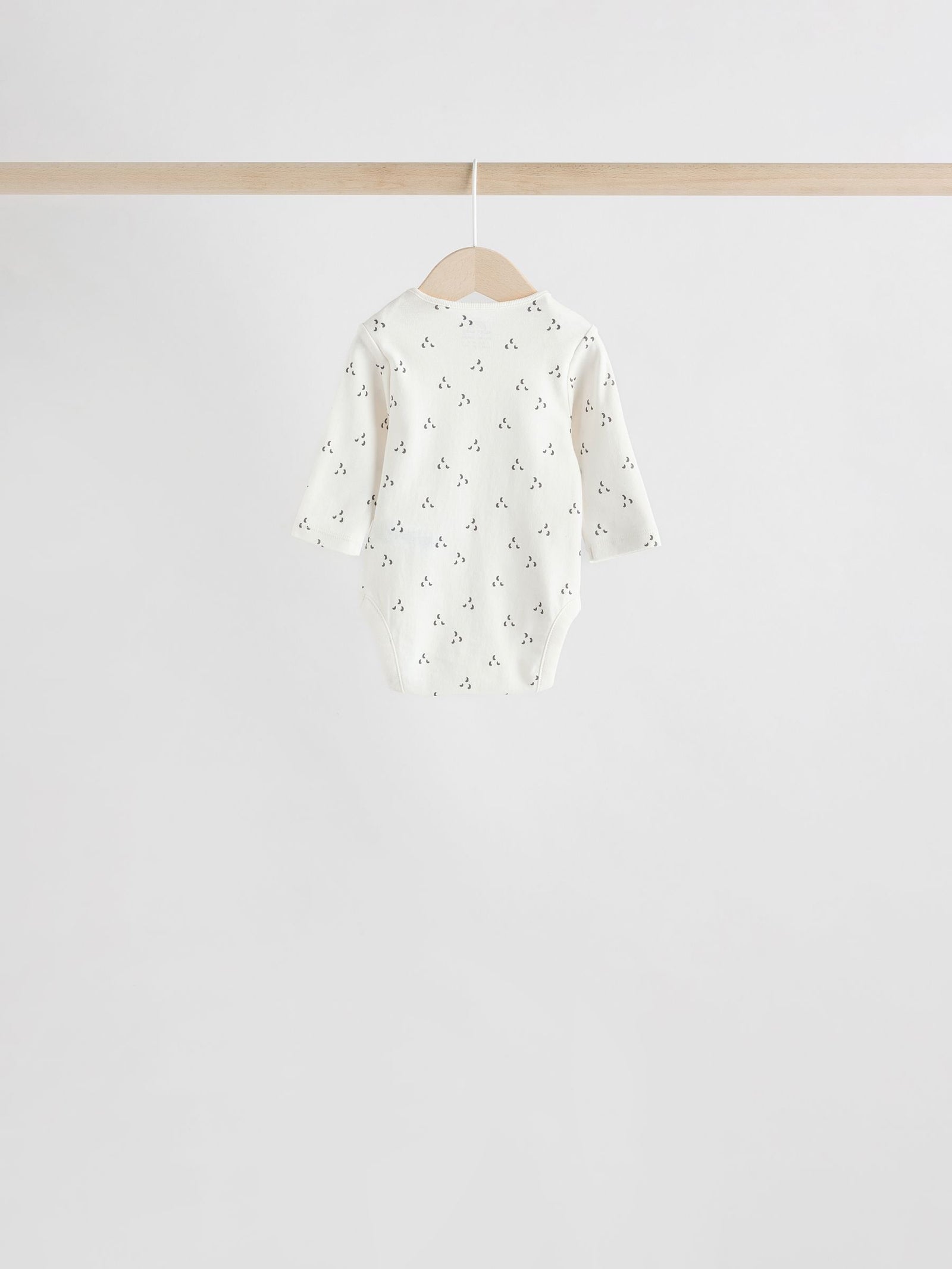 Neutral 100% Cotton Long Sleeve Baby Bodysuits 5 Pack