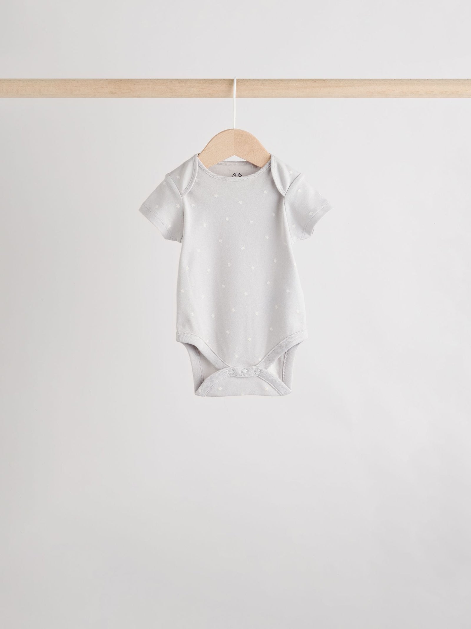 Neutral 100% Cotton Short Sleeve Baby Bodysuits 5 Pack