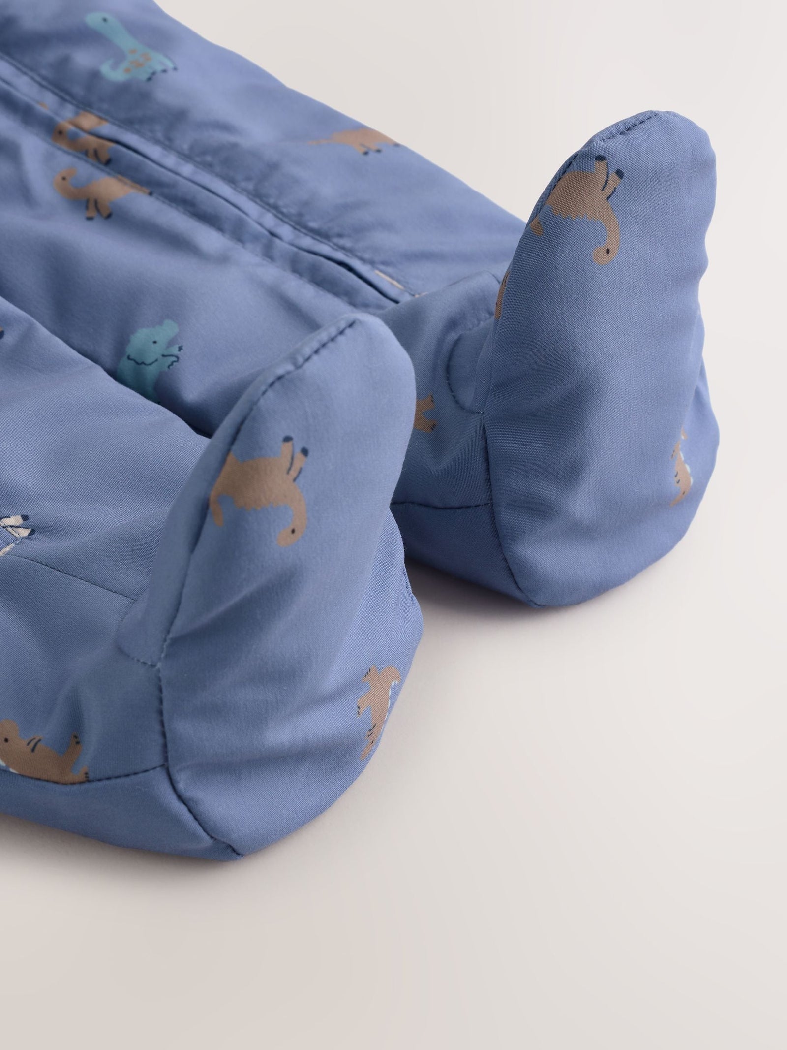 Navy Hooded Nylon Baby All-In-One Pramsuit