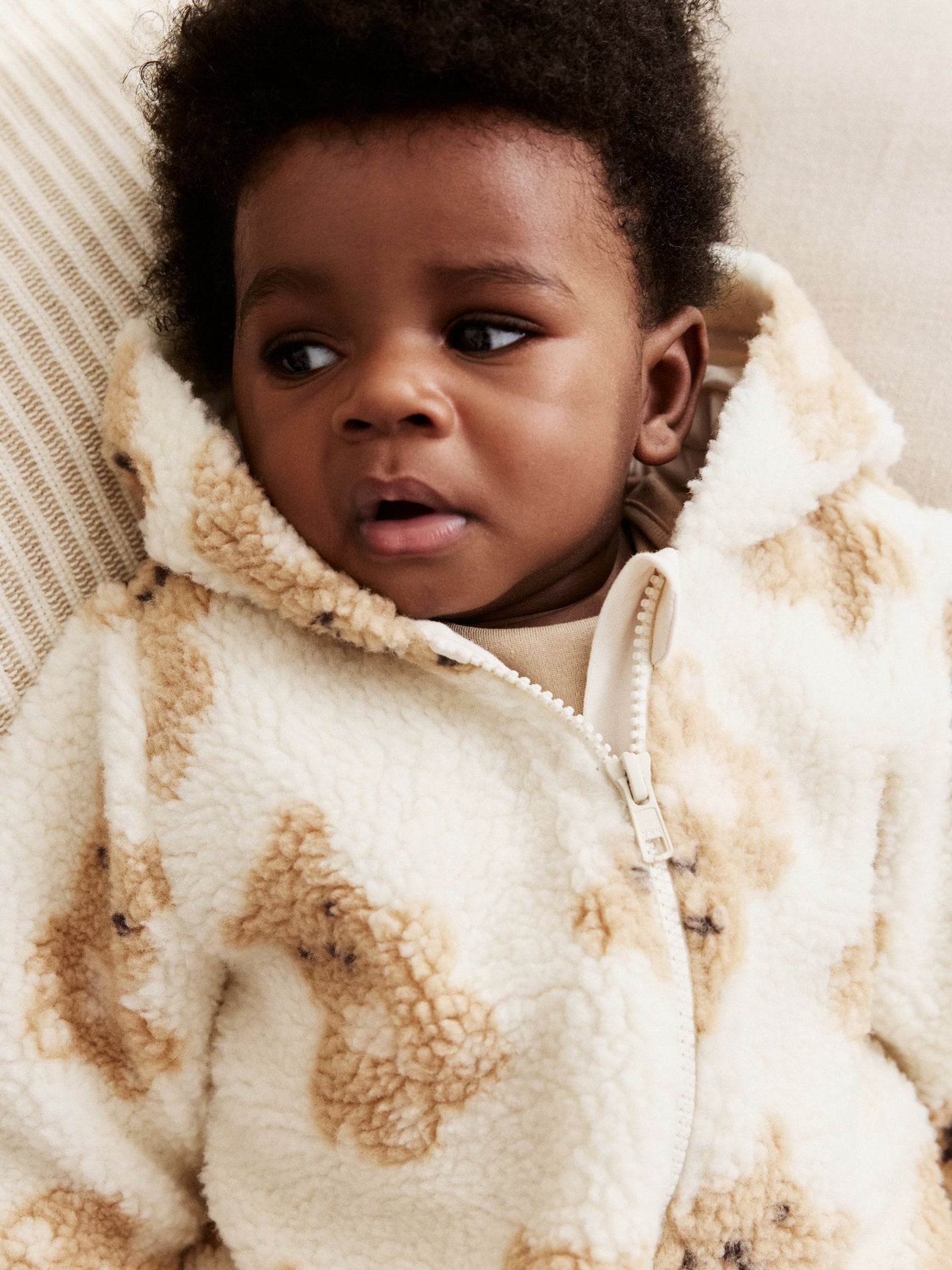 Natural Bear Borg All Over Printed Baby Pramsuit (0-18mths)