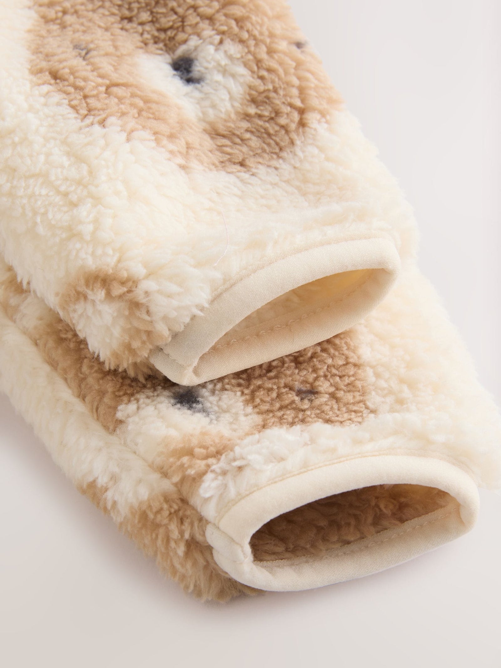 Natural Bear Face Fleece Zip Through Baby Jacket (0mths-2yrs)