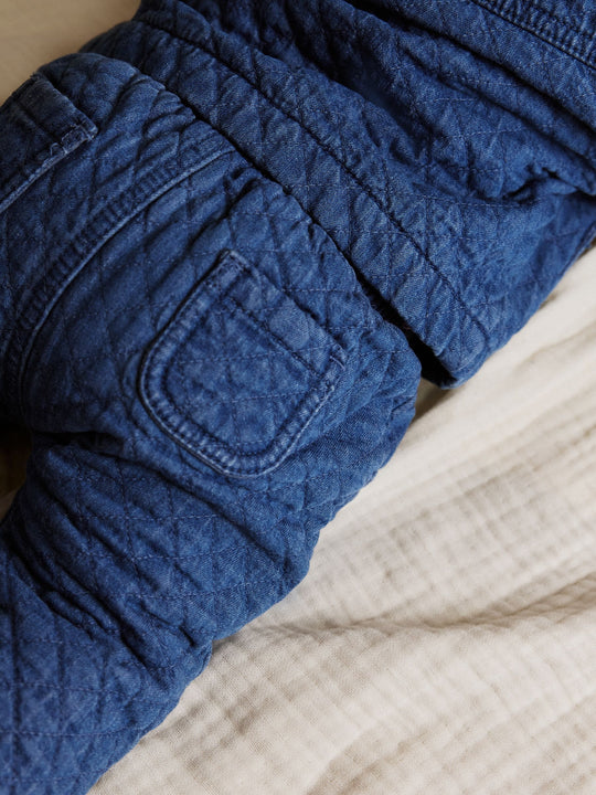 Blue Baby Denim Jacket Trousers and T-Shirt 3 Piece Set (0mths-2yrs)