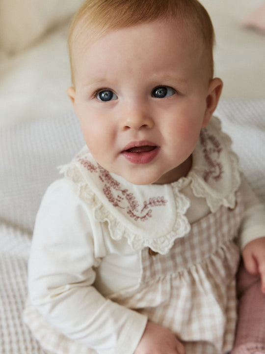Pink Bubble Romper Long Sleeve Bodysuit Cardigan and Tights 4 Piece Set (0mths-2yrs)