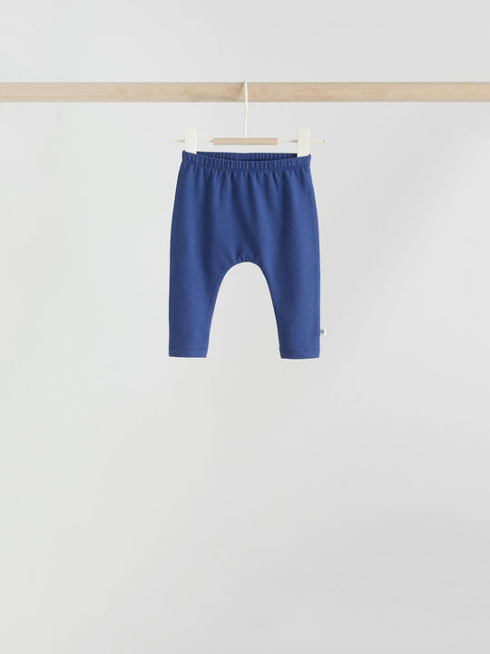 Red/Blue/Cream Long Sleeve Top And Leggings Set 6 Piece (0mths-2yrs)