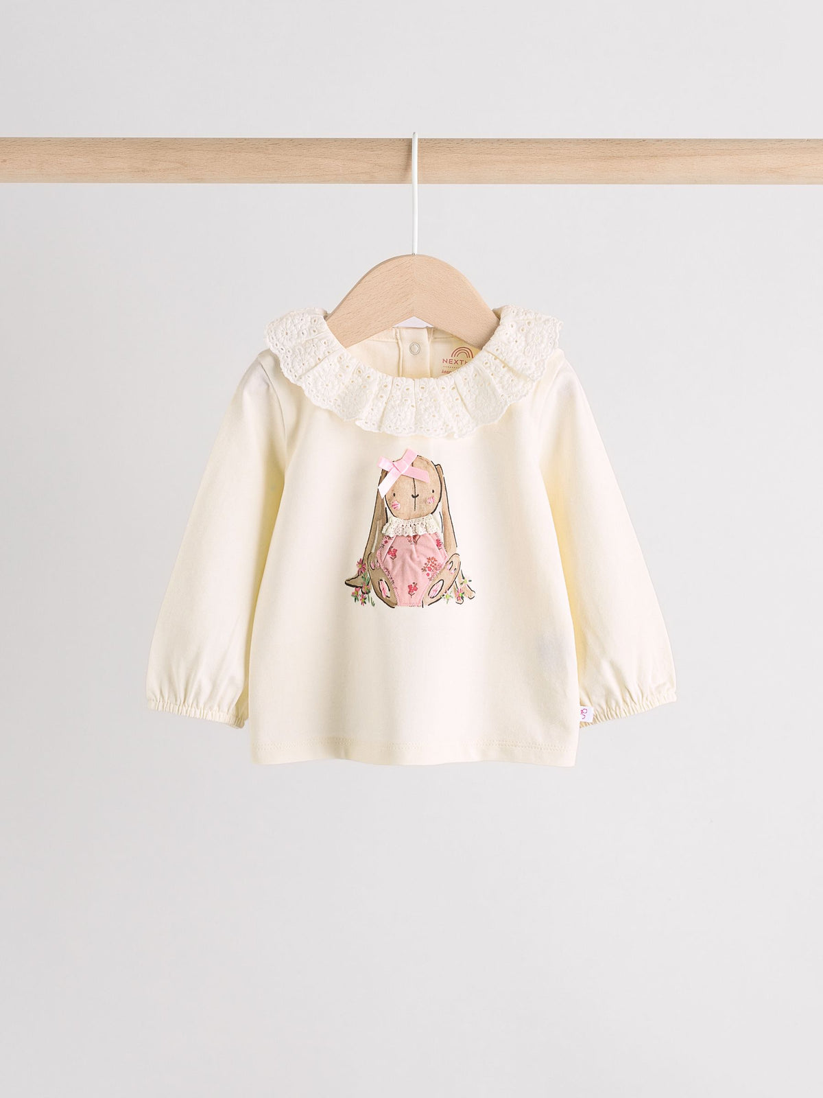White/Pink/Bunny/Floral Baby Long Sleeve Top and Leggings Set (0mths-2yrs)