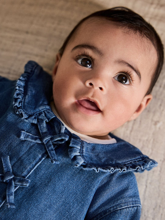Neutral Animal Baby Denim Jacket, Top and Leggings Set 3 Piece (0mths-2yrs)