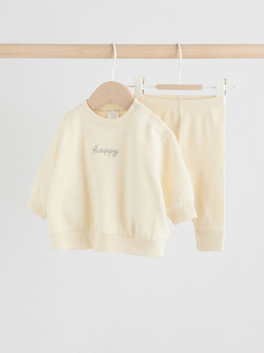 Cream Baby Sweater and Leggings Set 2 Piece (0mths-2yrs)