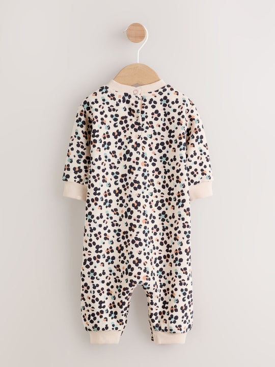 Leopard Printed Jersey Baby Romper (0mths-3yrs)